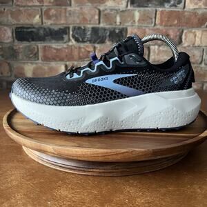 Brooks Caldera 6 Women’s 9.5 Black Blue Trail Road Running Shoes Sneakers